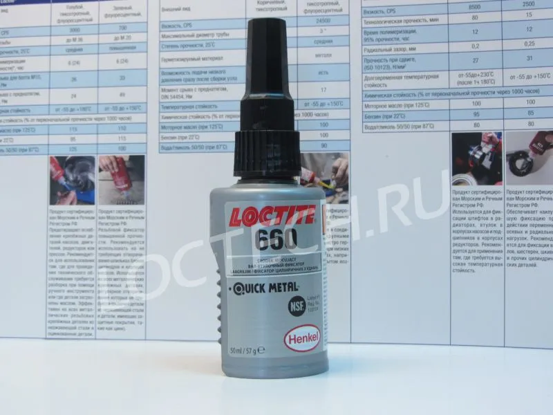 Вал-втулочный Loctite 660